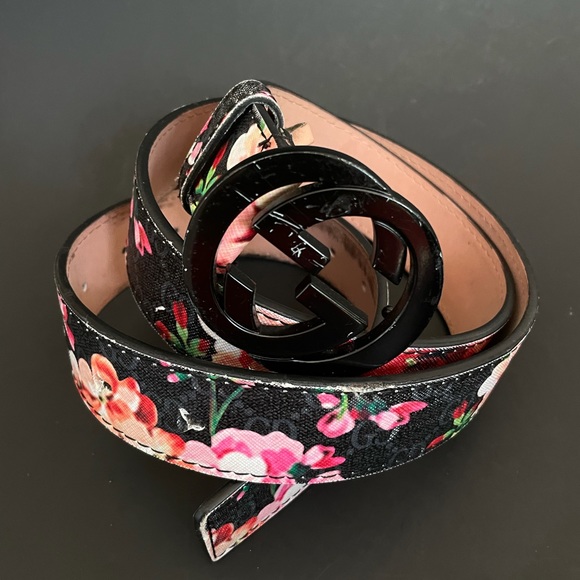 Gucci Accessories - Gucci Floral Belt